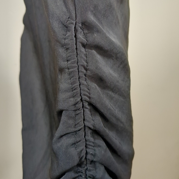 Intimately Free People Cowl Neck Ruched Slip Dress Black, Size XS - Picture 4 of 6